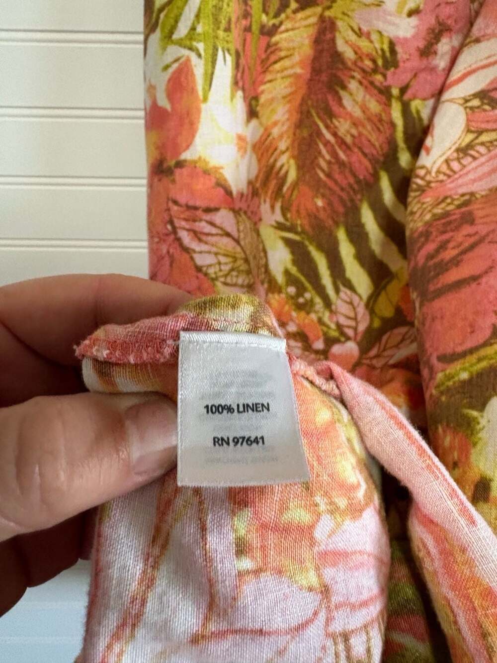 J.Jill Love Linen Floral Sleeveless Shift Dress XL Petite - Picture 5 of 6